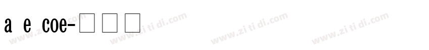 futura medium conden字体转换